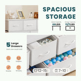 Dresser for Bedroom, Drawer Dresser Organizer Storage Drawers Fabric Storage Tower